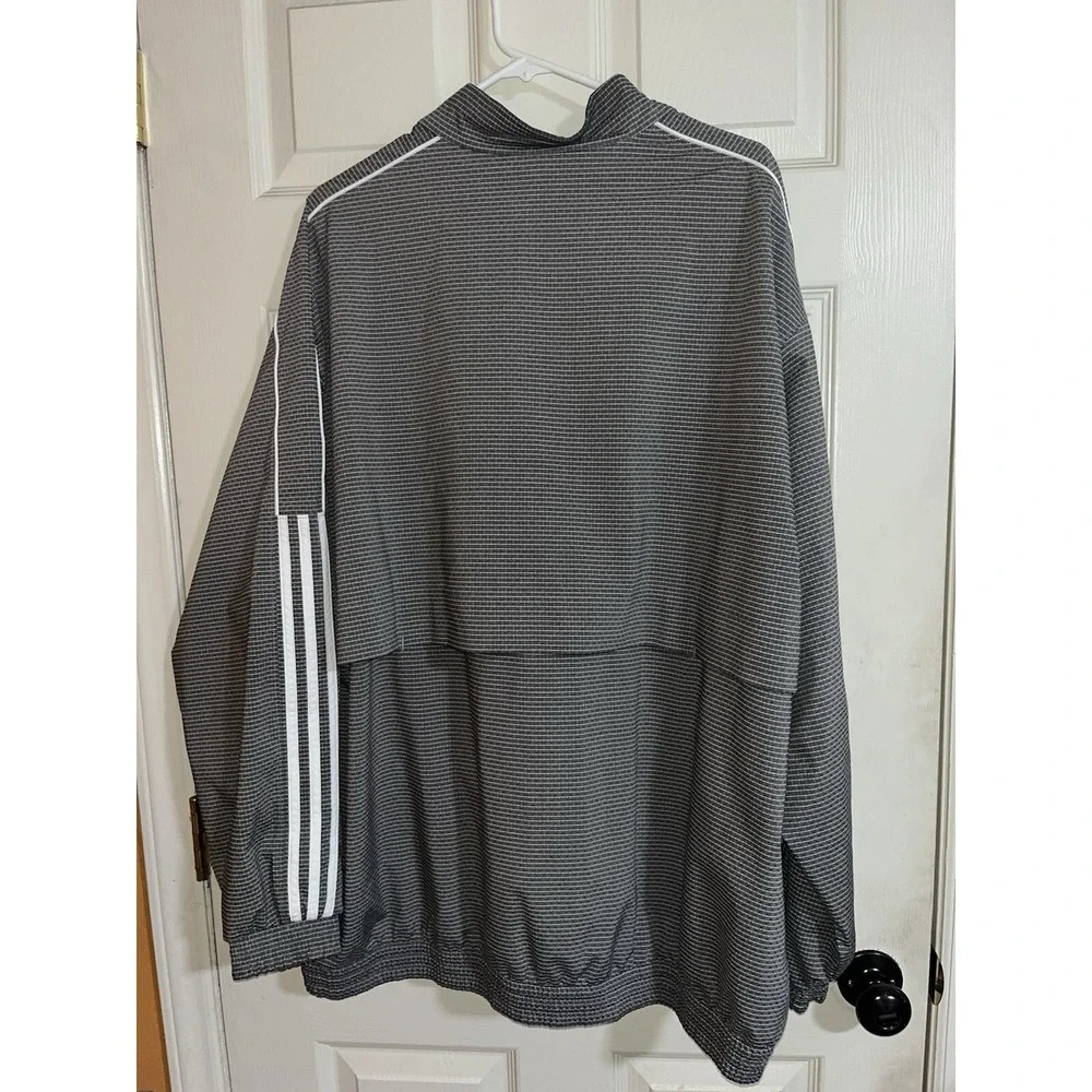 Adidas Long Sleeve‎ Quarter Zip Vented Pullover Jacket , Golf , Fishing Running